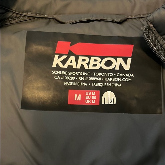 Karbon Gray Quilted Puffer Jacket with Water-Resistant Shell. EUC! - Picture 3 of 6